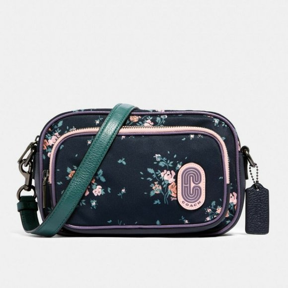 Coach Bags Coach Court Crossbody 920 Rose Bouquet Print Shoulder Bag Phone Camera Poshmark